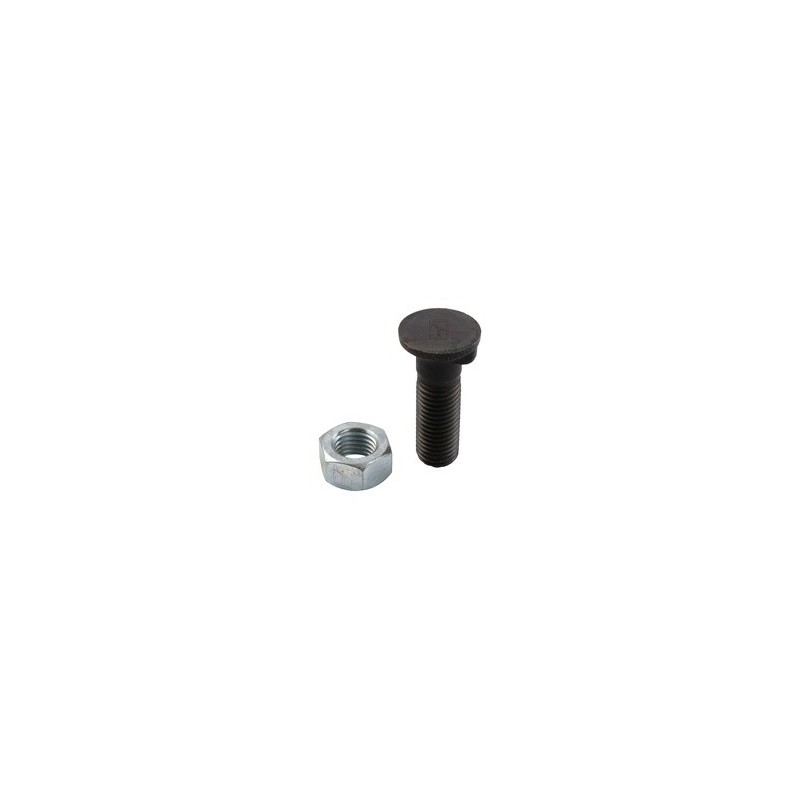 Boulon de charrue M16x2x55 avec écrou hexagonal - Kverneland - KK033256