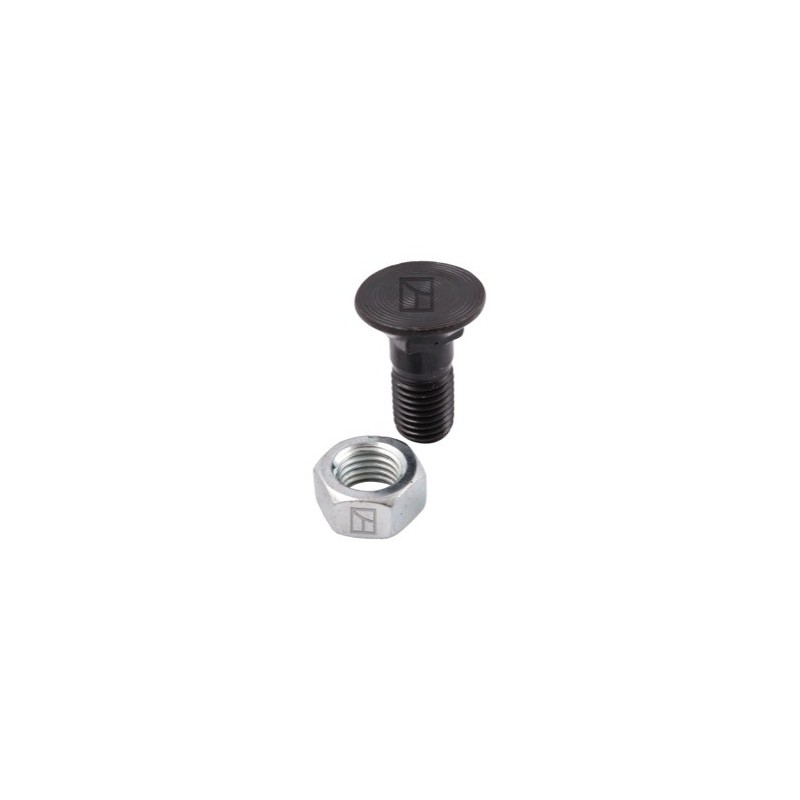 Boulon de charrue M16x2x40 et écrou hexagonal - Lemken - 3016142