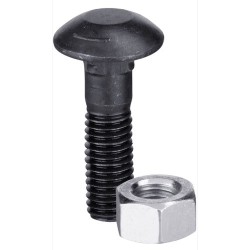 Boulon de charrue M16x1,5x100 et écrou hexagonal