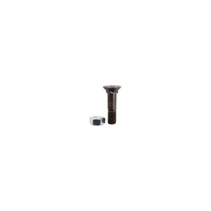Boulon de charrue M12x1,75x50 et écrou hexagonal - Lemken - 3015789