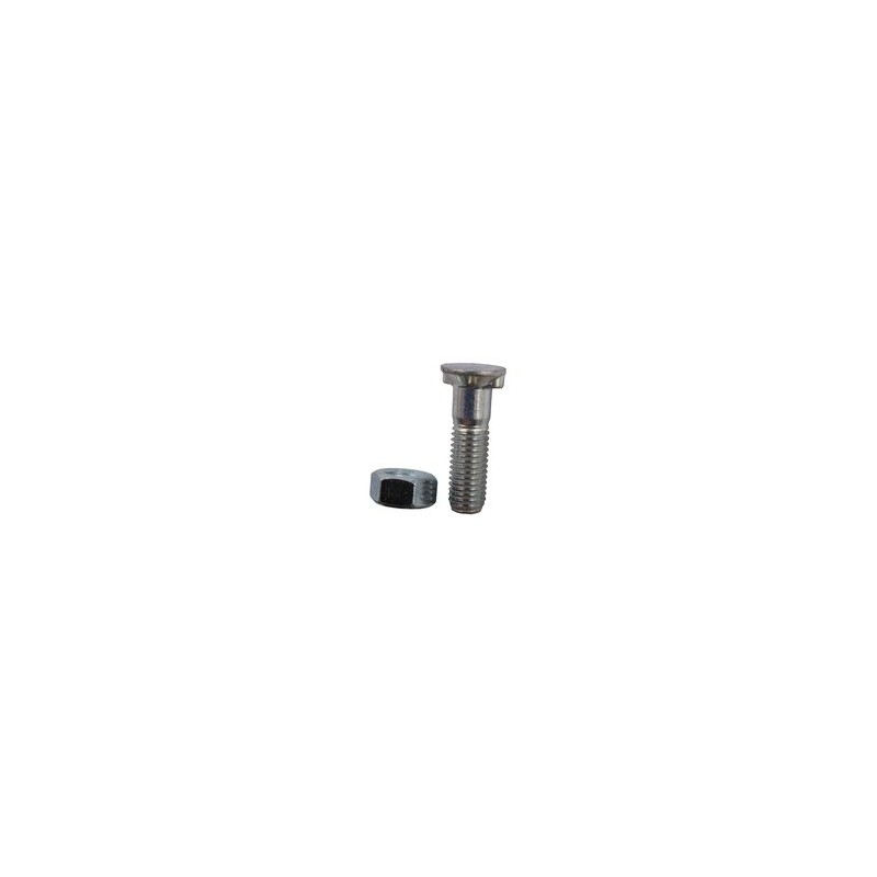 Boulon de charrue M12x1,75x45 avec écrou hexagonal - Kuhn-Huard - 901124