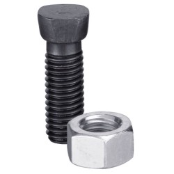 Boulon de charrue M12x1,75x45 avec écrou hexagonal - Frost