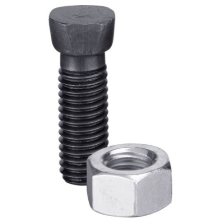 Boulon de charrue M12x1,75x45 avec écrou hexagonal - Frost