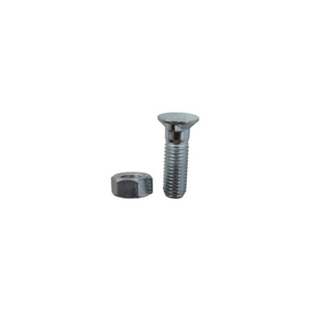 Boulon de charrue M12x1,75x40 avec écrou hexagonal