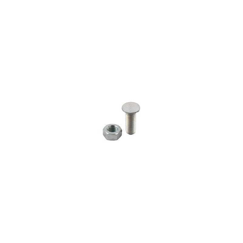 Boulon de charrue M12x1,75x35 avec écrou hexagonal