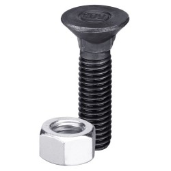 Boulon de charrue 1/2'' UNFx35 et écrou hexagonal