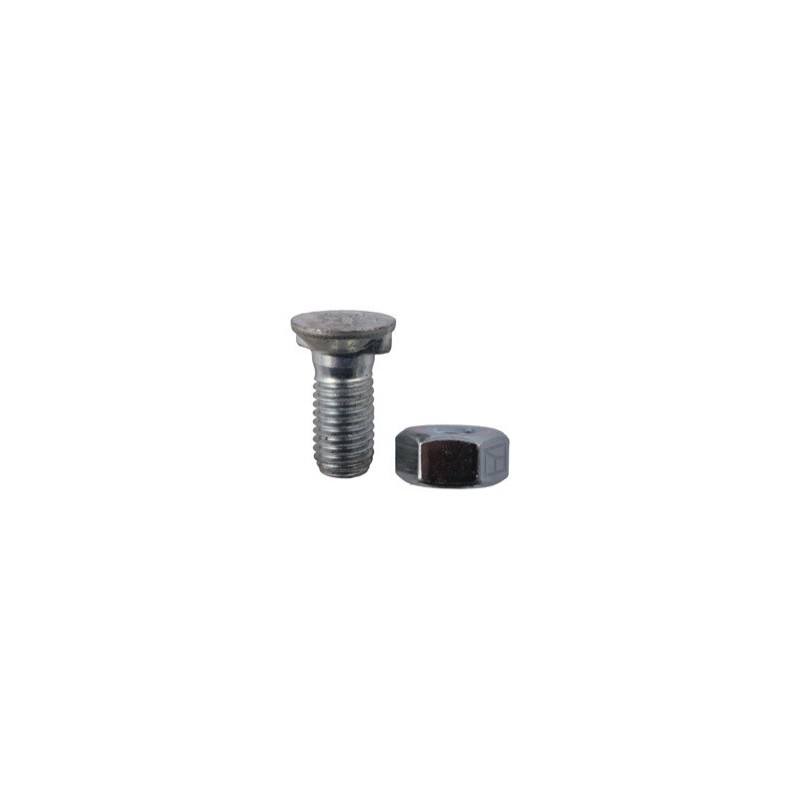 Boulon de charrue M12x1,75x30 avec écrou hexagonal