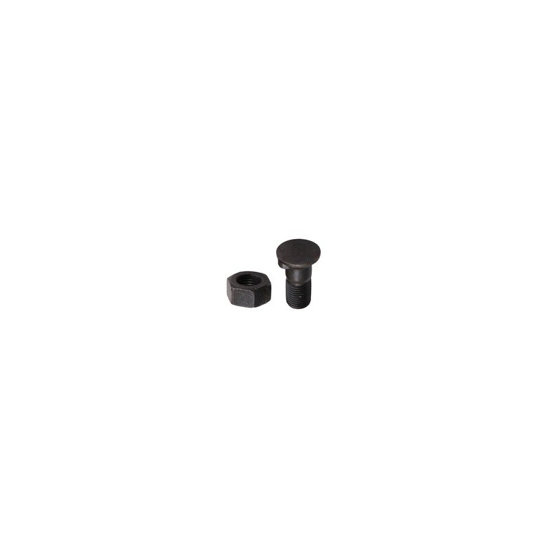 Boulon de charrue M12x1,25x29 avec écrou hexagonal - Överum - 1650361221 / MFBK12X29