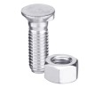 Boulon de charrue DIN 604 M10x1,5x60 et écrou hexagonal