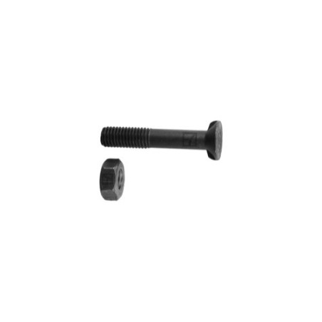 Boulon de charrue DIN 11014 M10 x 1,5 x 55 et écrou hexagonal