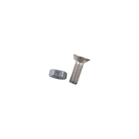 Boulon de charrue M10x1,5x30 avec écrou hexagonal - Naud - 4020205