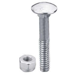 Boulon M8x1,25x90 galvanisé avec écrou