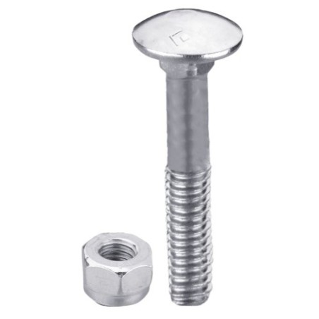 Boulon M8x1,25x90 galvanisé avec écrou