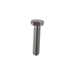 Boulon à tête hexagonal M8x1,25x35 sans écrou - galvanisée