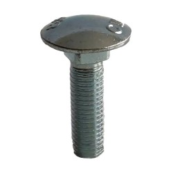 Boulon à tête bombée M8x1,25x35 - galvanisé