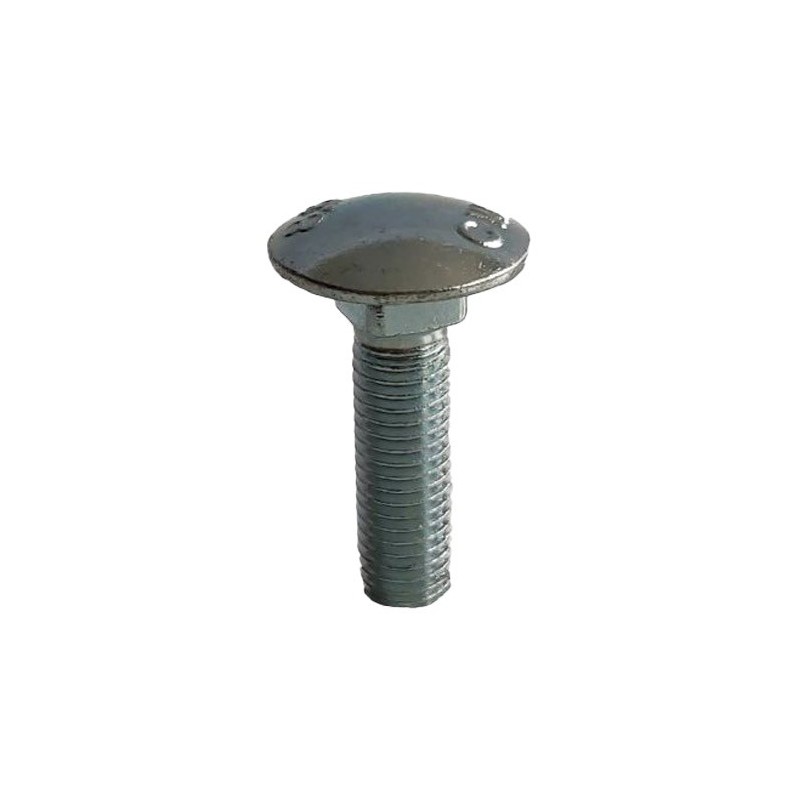 Boulon à tête bombée M8x1,25x35 - galvanisé