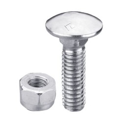 Boulon M8x1,25x35 galvanisé avec écrou