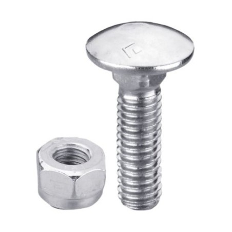 Boulon M8x1,25x35 galvanisé avec écrou