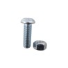 Boulon à tête bombée M16x2x50 avec six pans creux avec écrou à freinage interne