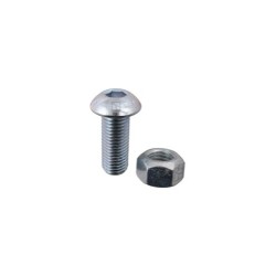 Boulon à tête bombée avec six pans creux M16x2x40 avec écrou à freinage interne