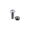 Boulon à tête bombée avec six pans creux M16x2x40 avec écrou à freinage interne