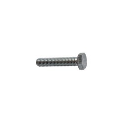 Boulon à tête hexagonal M6x1x30 sans écrou - galvanisée