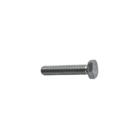 Boulon à tête hexagonal M6x1x30 sans écrou - galvanisée