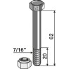 Boulon avec écrou à freinage interne - 7/16''UNF