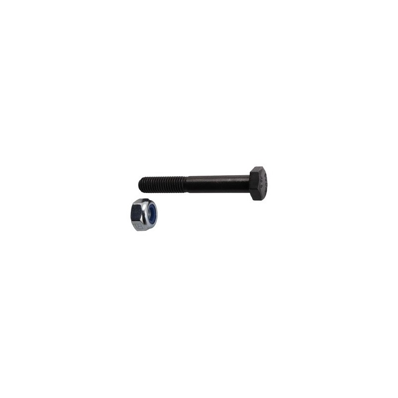 Boulon à tête hexagonale M10x1,5x70 avec écrou à freinage interne