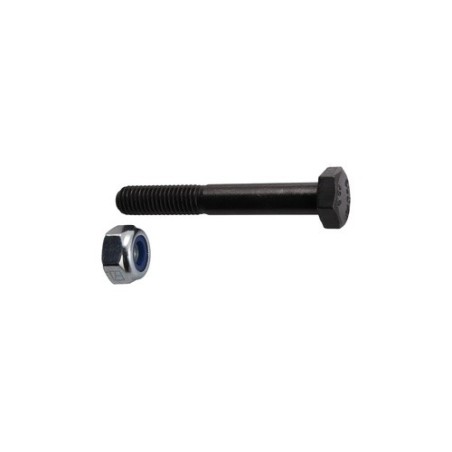 Boulon à tête hexagonale M10x1,5x70 avec écrou à freinage interne
