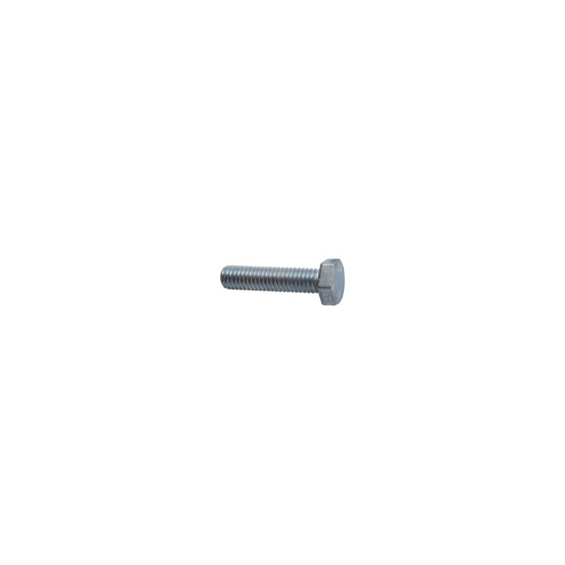 Boulon à tête hexagonal M6x1x25 sans écrou - galvanisée