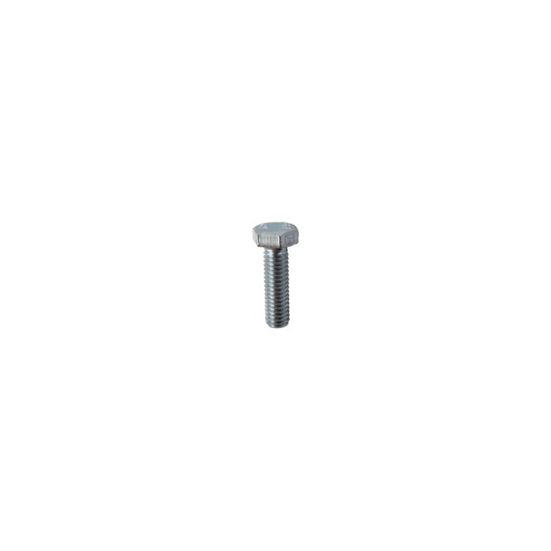 Boulon à tête hexagonal M6x1x20 sans écrou - galvanisée