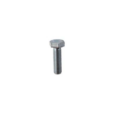 Boulon à tête hexagonal M6x1x20 sans écrou - galvanisée