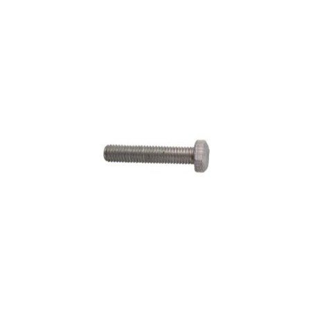 Boulon à tête hexagonal M5x0,8x25 sans écrou - galvanisée