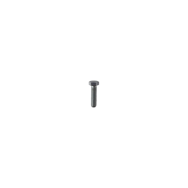 Boulon à tête hexagonal M5x0,8x20 sans écrou - galvanisée