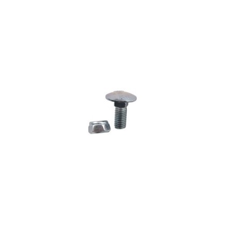 Boulon à tête bombée M8x1,25x20 avec écrou à freinage interne
