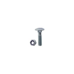 Boulon à tête bombée M8x1,25x35 avec écrou à freinage interne