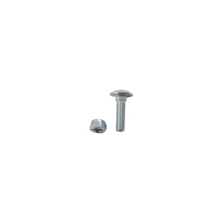 Boulon à tête bombée M8x1,25x30 avec écrou à freinage interne