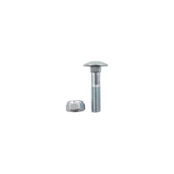 Boulon à tête bombée M10x1,5x45 avec écrou à freinage interne