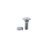 Boulon à tête bombée M12x1,75x35 avec écrou à freinage interne