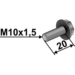 Boulon - M10x1,5
