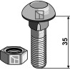 Boulon - M12x1,75x35 - 10.9 - Dal-Bo - 92737