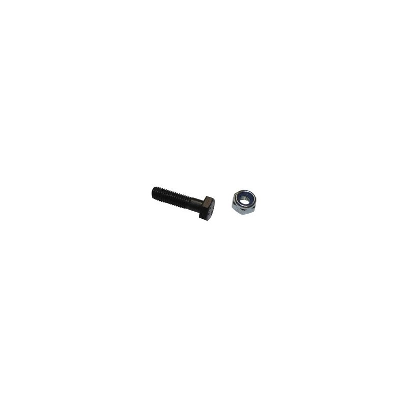 Boulon à tête hexagonale M10x1,5x40 avec écrou à freinage interne - Dragone - 19202654