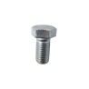 Boulon à tête hexagonal M20x2,5x40 sans écrou - galvanisée