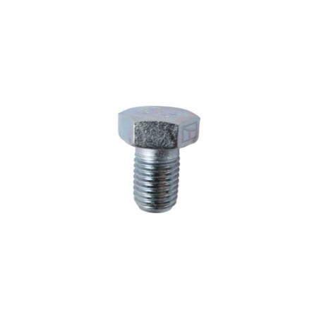 Boulon à tête hexagonal M20x2,5x30 sans écrou - galvanisée
