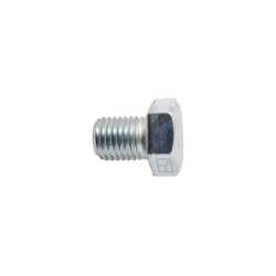 Boulon à tête hexagonal M20x2,5x25 sans écrou - galvanisée