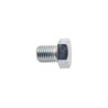 Boulon à tête hexagonal M20x2,5x25 sans écrou - galvanisée