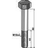 Boulon à tête hexagonale M16x2x80 sans écrou - Bednar - KM000352