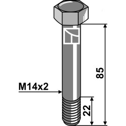 Boulon de sûreté M14 sans écrou - Lemken - 3013607