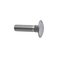 Boulon à tête bombée M12x1,75x45 - galvanisé